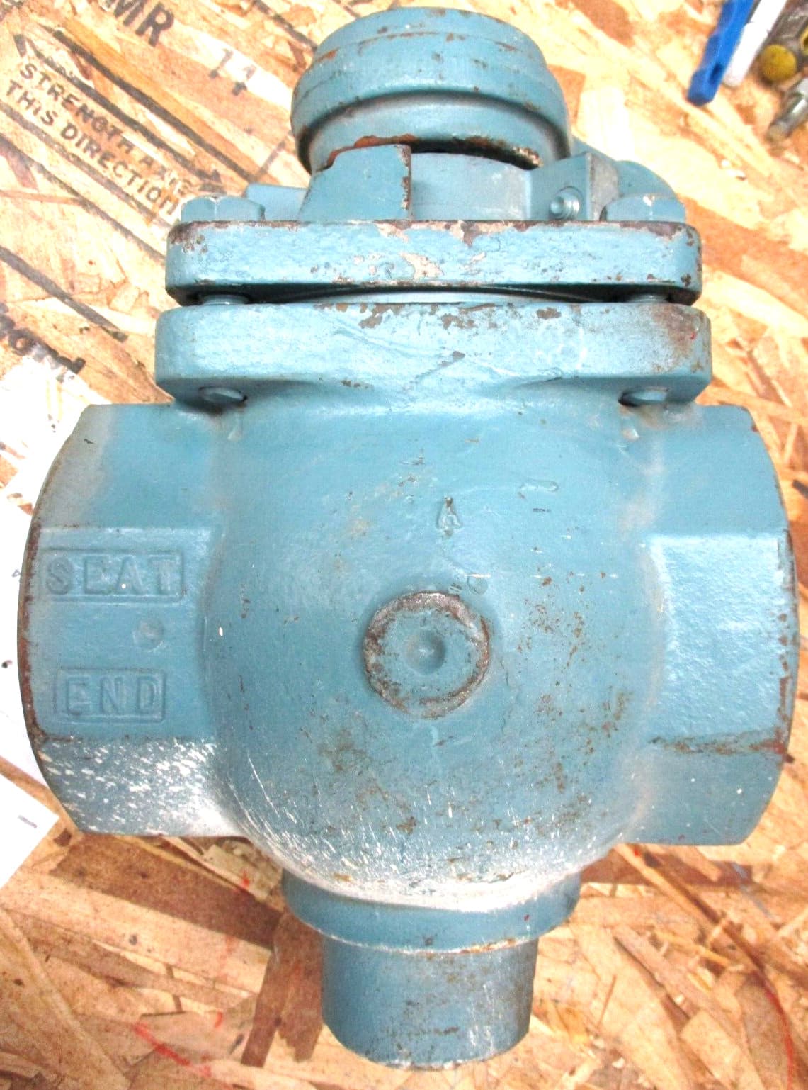 Eccentric Plug Valve BALLCENTRIC 4" 175 PSI CWP Threaded NPT Ends Lever Operated 2