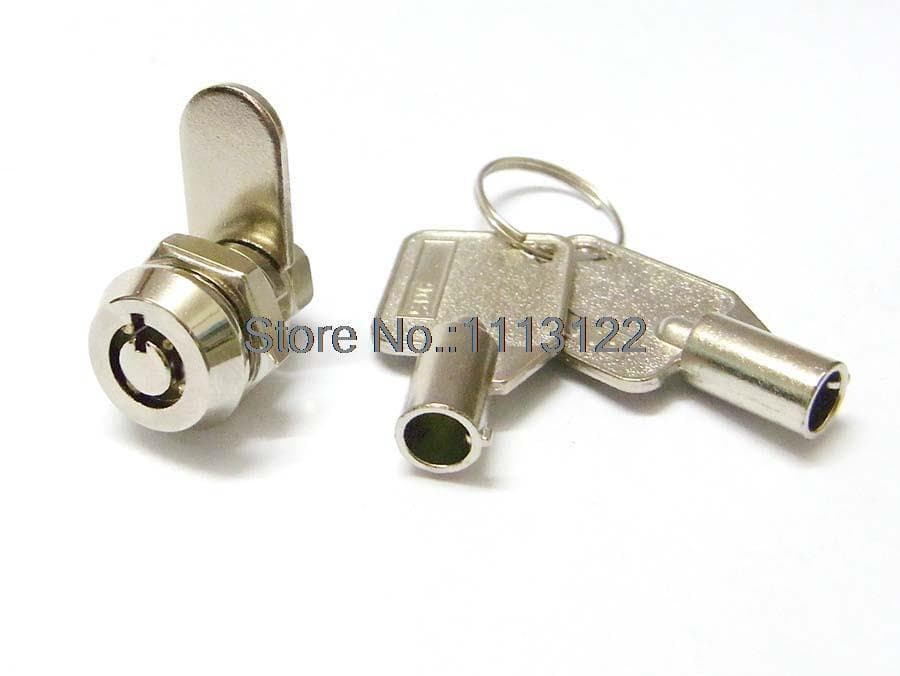 MS905 Small Tubular Key Cam Lock Mini Cam Locks for Computer Case Enclosure Lock