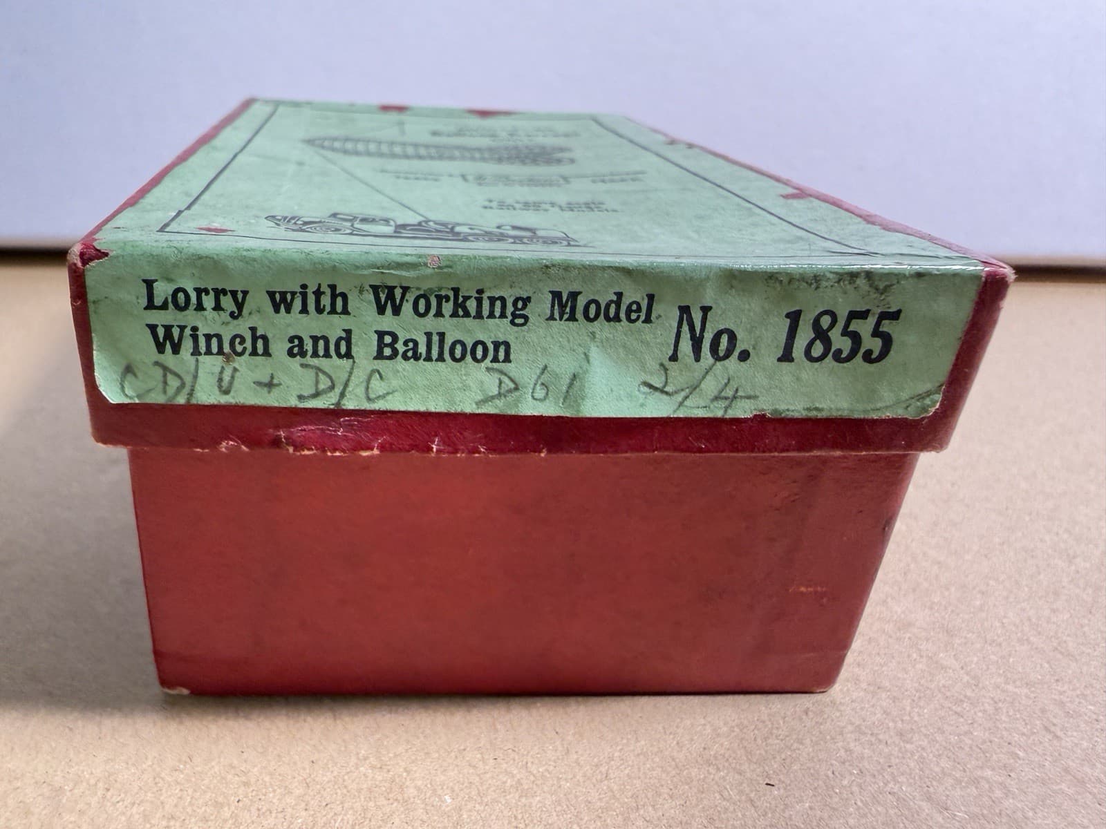 Vintage Toys Britain's Barrage Balloon and Lorry No. 1855,rare,almost Mint 5