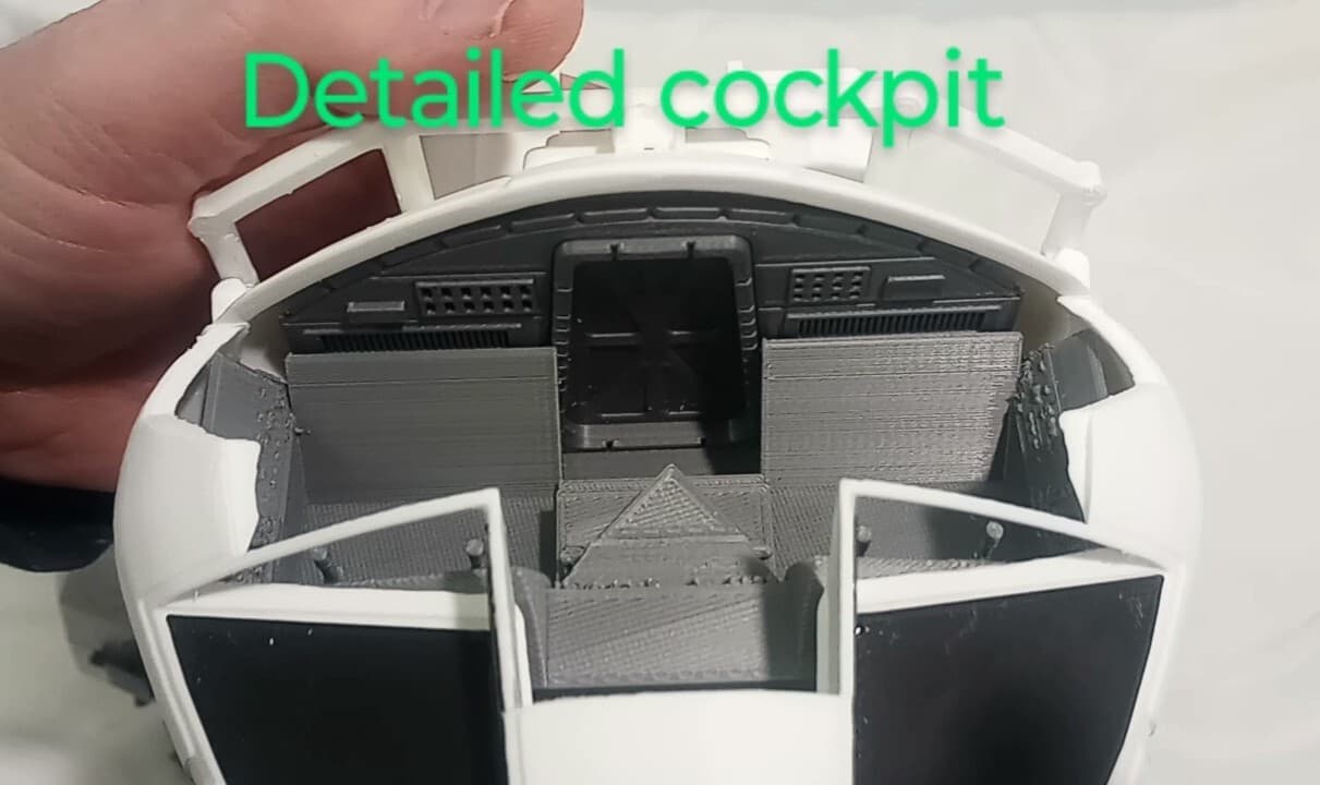 Command Module Reproduction For Mattel Space 1999 Eagle figure playset diorama  6