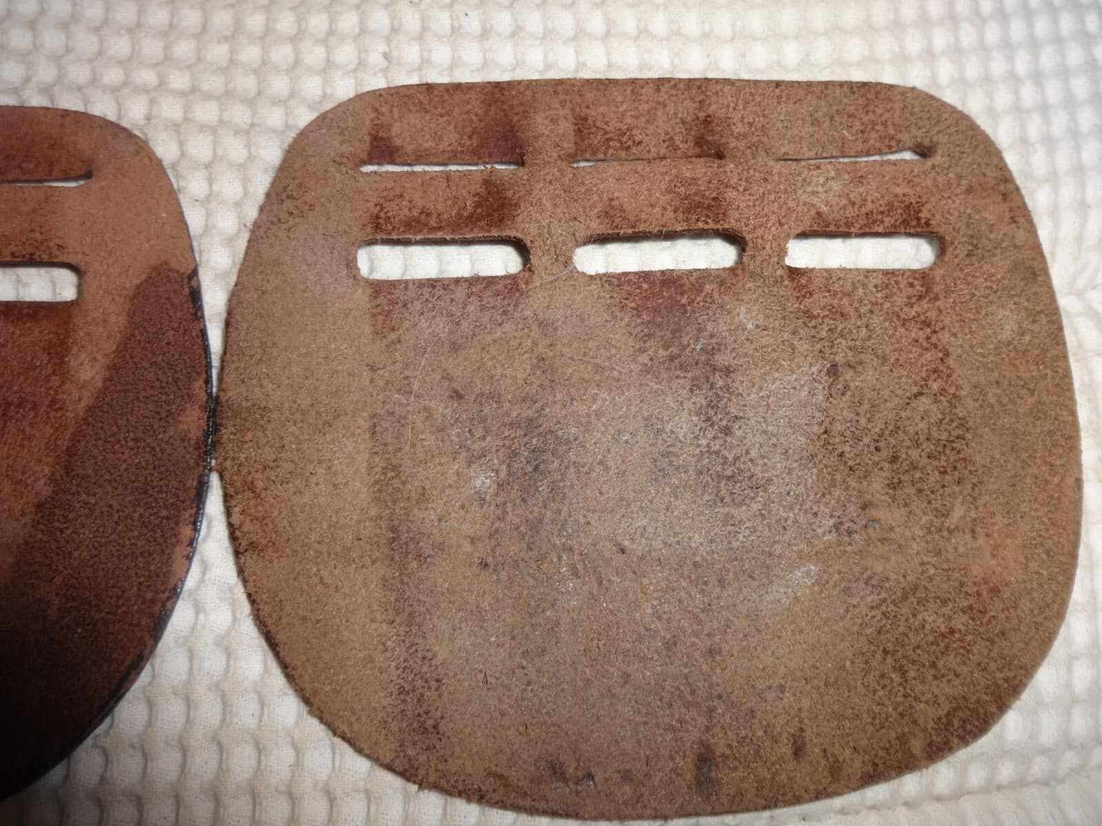 DOVER CIRCUIT Billet Guards - Quality Leather - NICE!   (Set of 2 Guards) 6