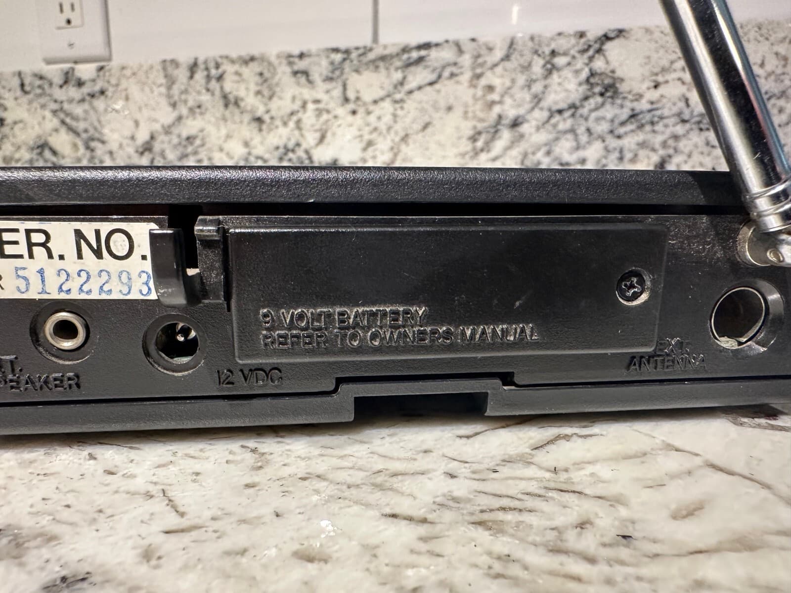 FOX BMP 10/60 Vintage Analog Police/Fire/EMS Scanner 10 Channel w/ PS & Manual 6