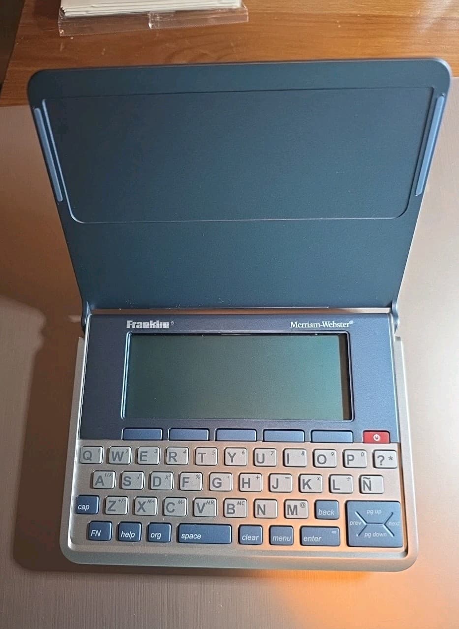 Franklin Merriam Webster Electronic Pocket Dictionary MWD-1490 Not Working/Parts 2