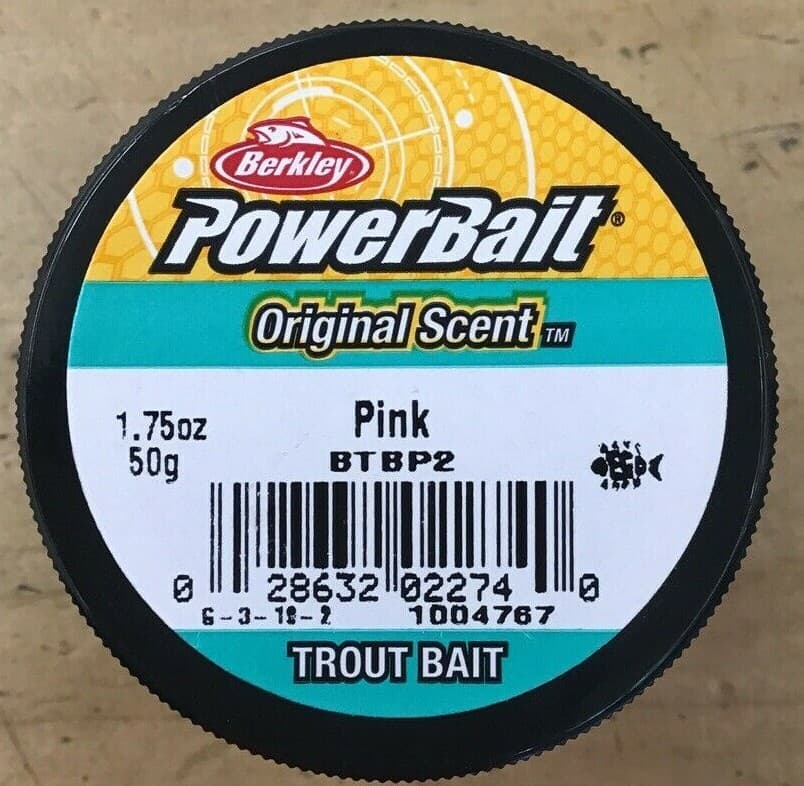 Berkley PowerBait Biodegradable Trout Bait Pink 1.75 oz BTBP2 2