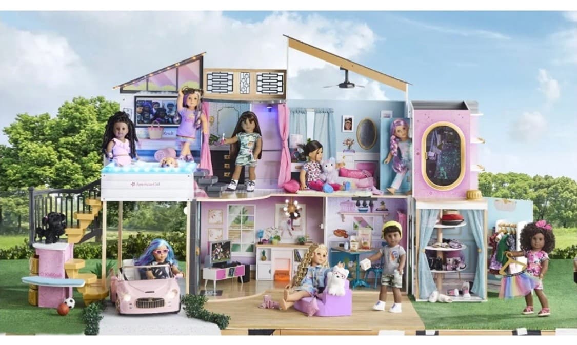 American Girl Doll  x KidKraft Luxury Wooden Dollhouse New