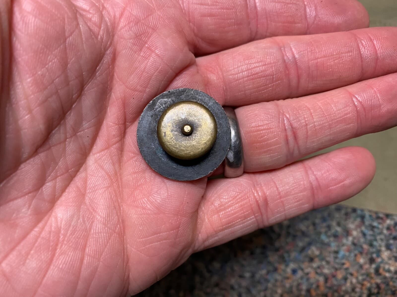 ORIGINAL WWI US ARMY M1917 TUNIC 6TH INFANTRY COMPANY B COLLAR DISC INSIGNIA 2