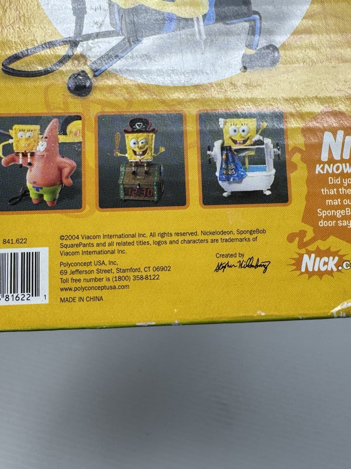 RARE Vtg Spongebob Square Pants Novelty Rock Star Mini Radio AM/FM Headphones 5