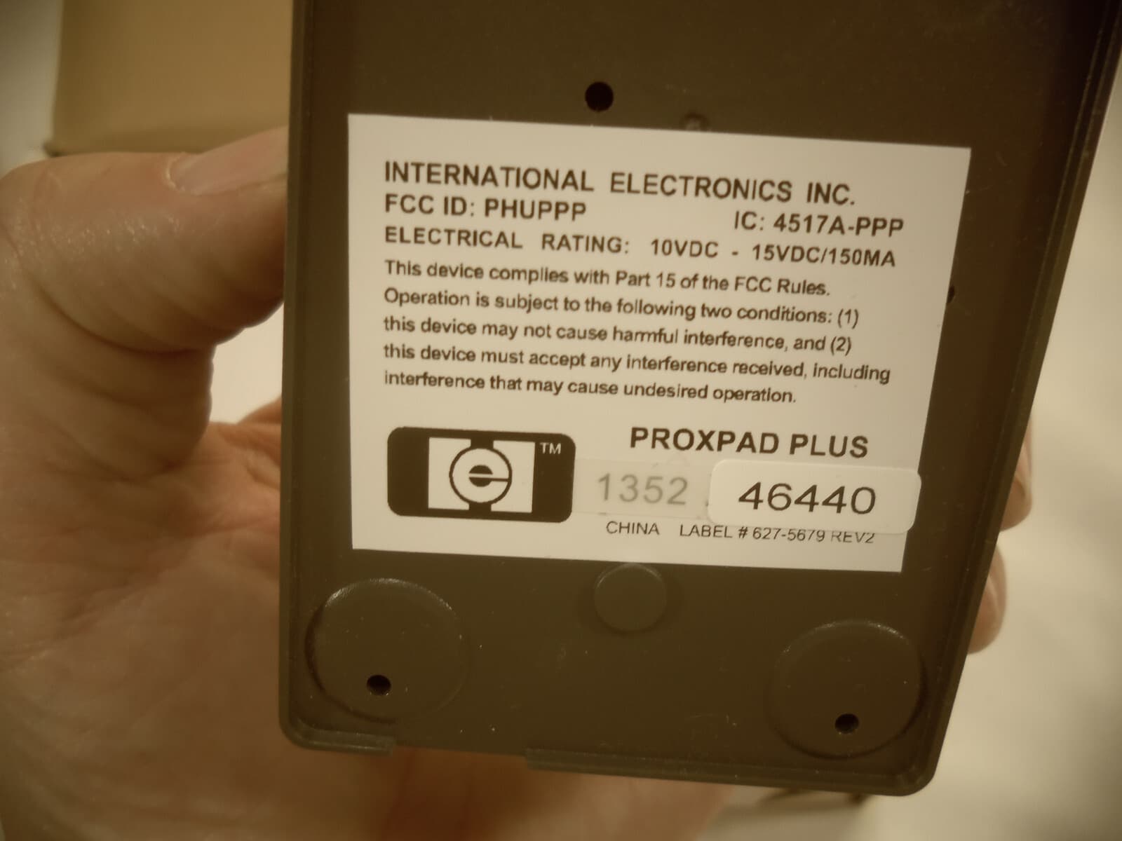 Linear prox.pad  Proximity Reader and Keypad DAMAGE BOX #21 4