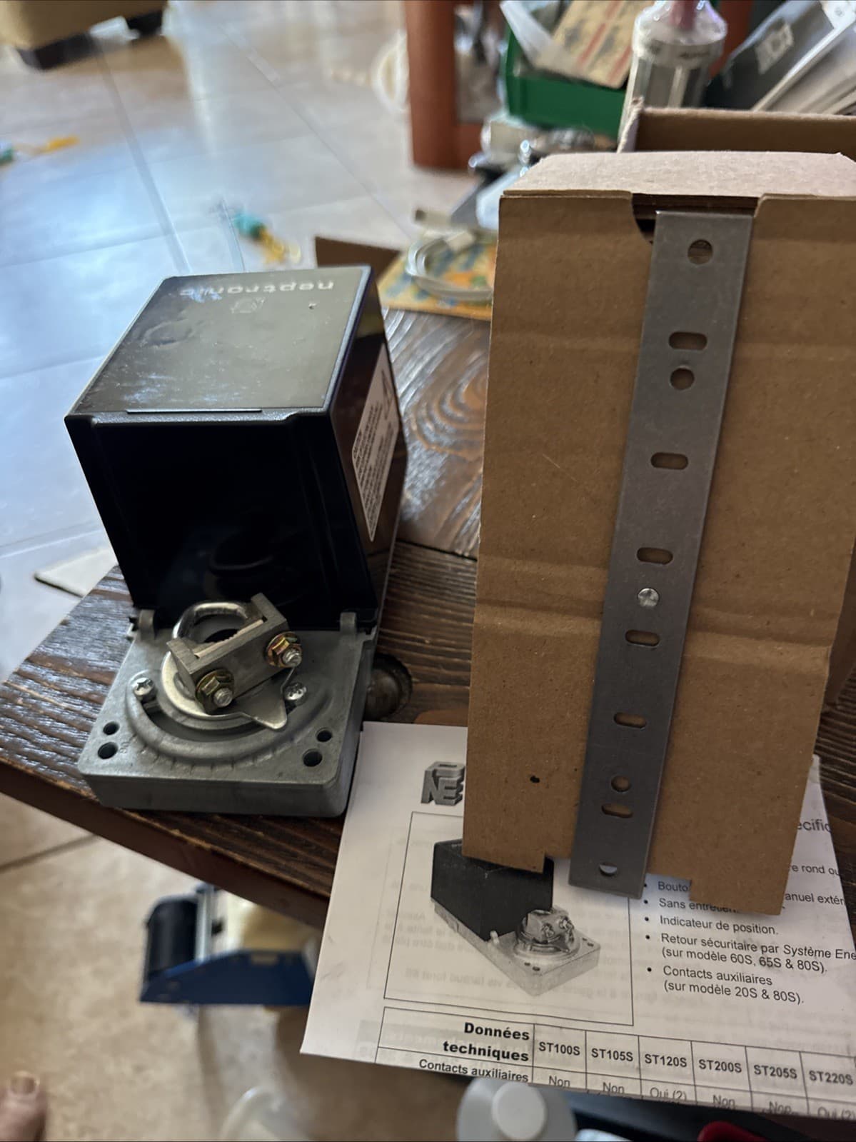 NEPTRONIC ST160S Actuator 70 in.lb 110 to 130 Vac On/Off or floating 5