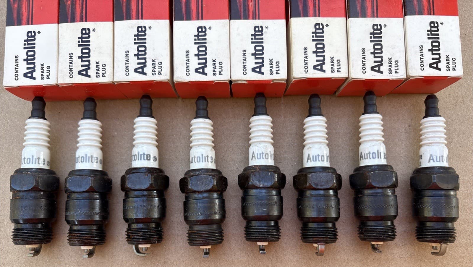 Autolite Motorcraft BRF42 Spark Plugs NOS Ford Mercury 289 302 352 390 427 428 2