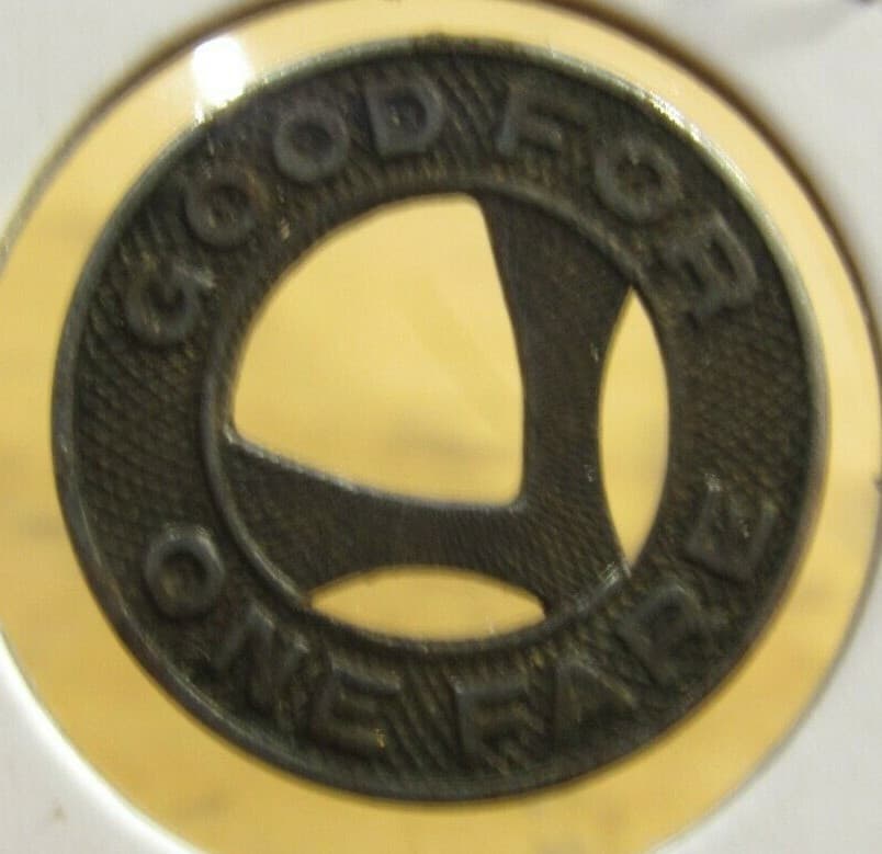 1944 La Grange, GA Coach Company Transit Bus Token - Georgia 2
