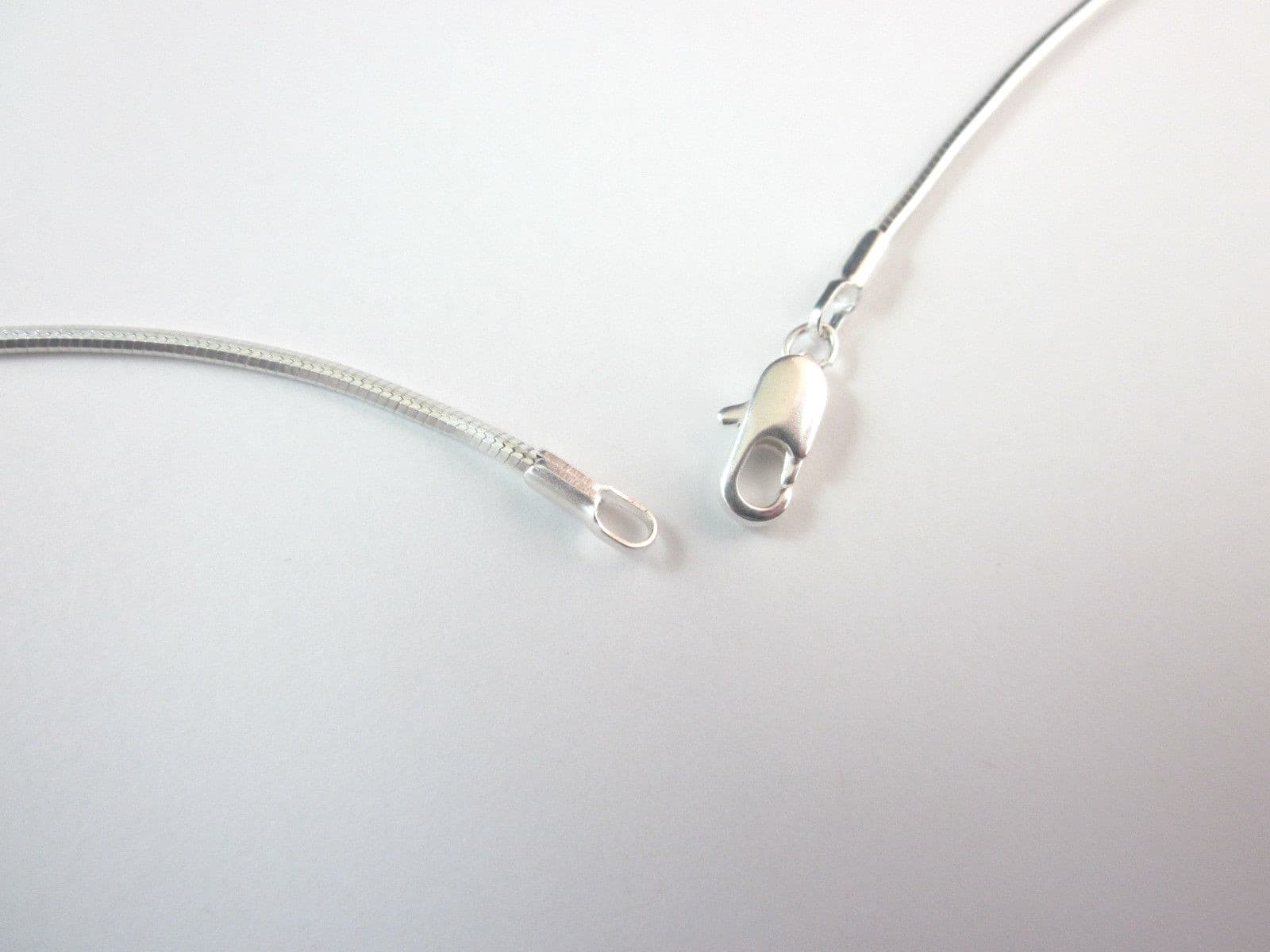 Silver Plated Large Star of David Diamond Cut Pendant 20" Square Snake Chain 3