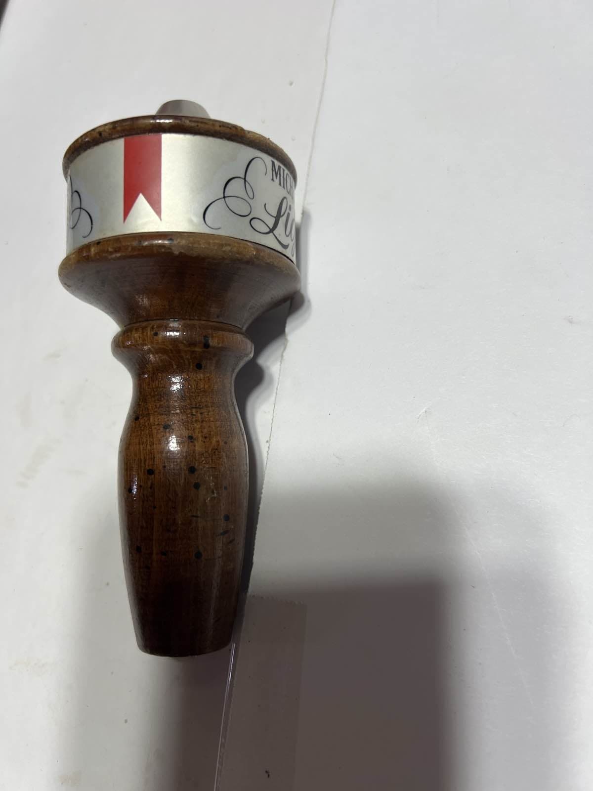 Michelob Light Beer Tap Handle Wood Bar Kegerator Pull 2