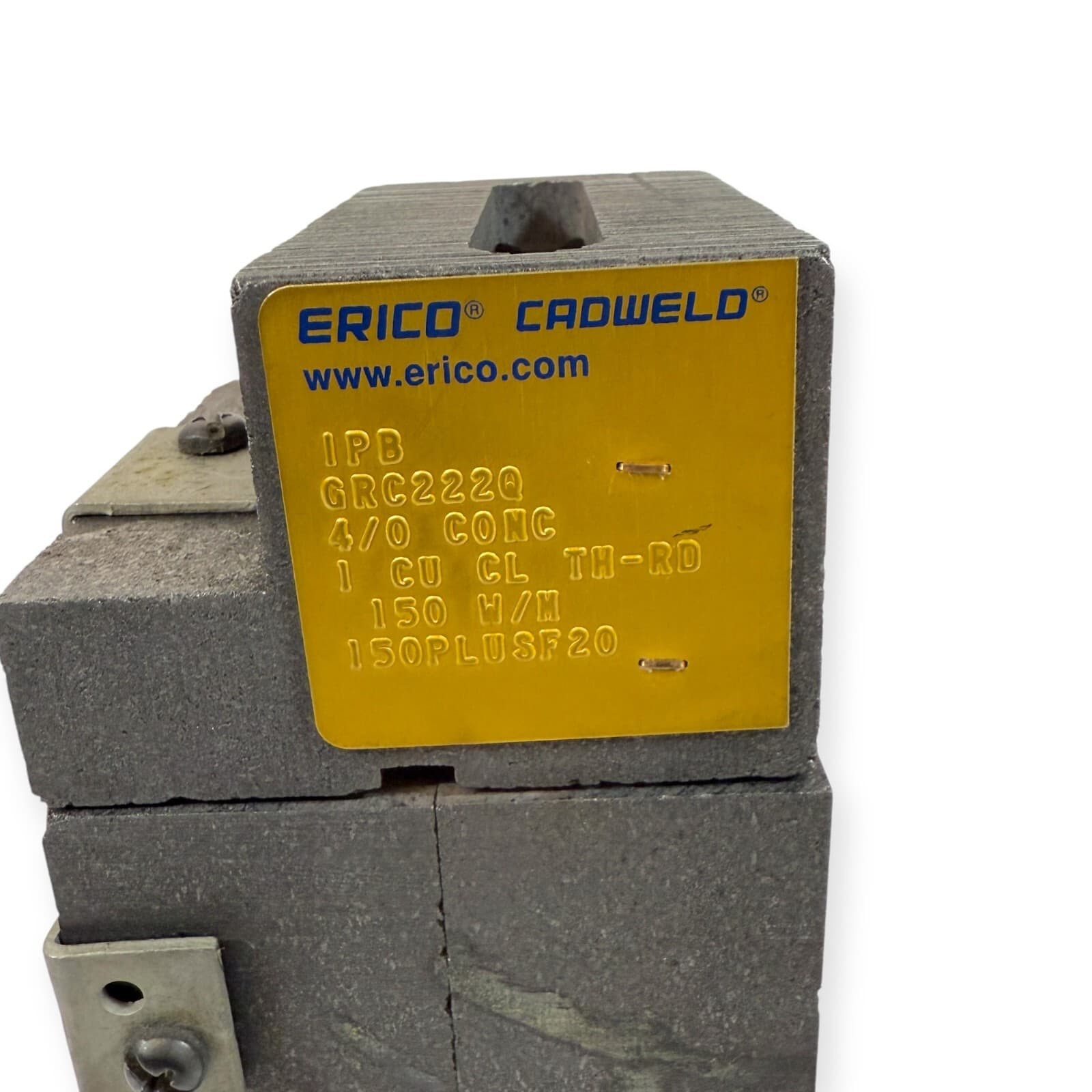 Erico Cadweld GRC222Q Graphite Mold for Welding Cable to Ground Rod 150 Material 6