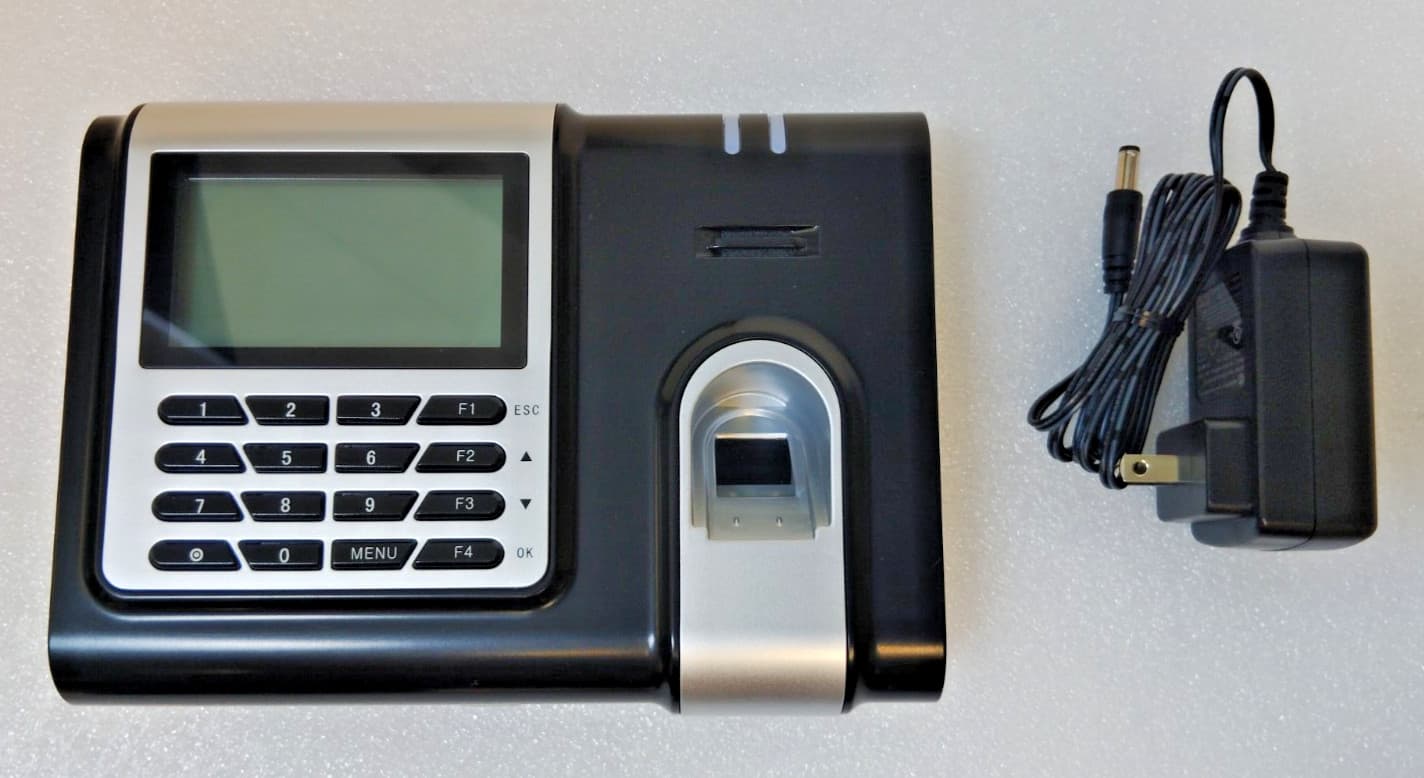 ZKSoftware X628 Biometric Fingerprint Time Attendance Time Clock Terminal w/AC 2