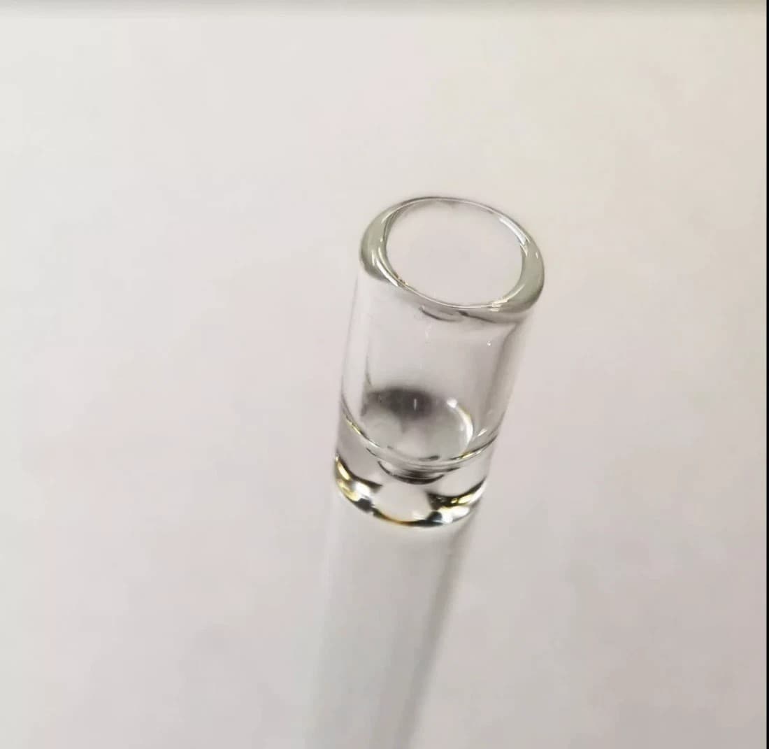 20psc Thick Pyrex Glass Chillum Tobacco Pipe, Smoking pipe,Smooth One Hitter USA 6