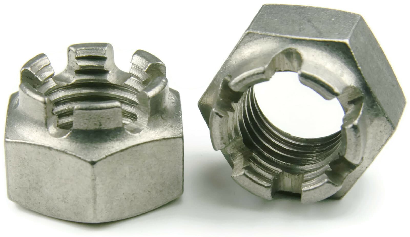 Stainless Steel Castle Nut 304 Stainless Steel Castellated Nuts - Select Size 3