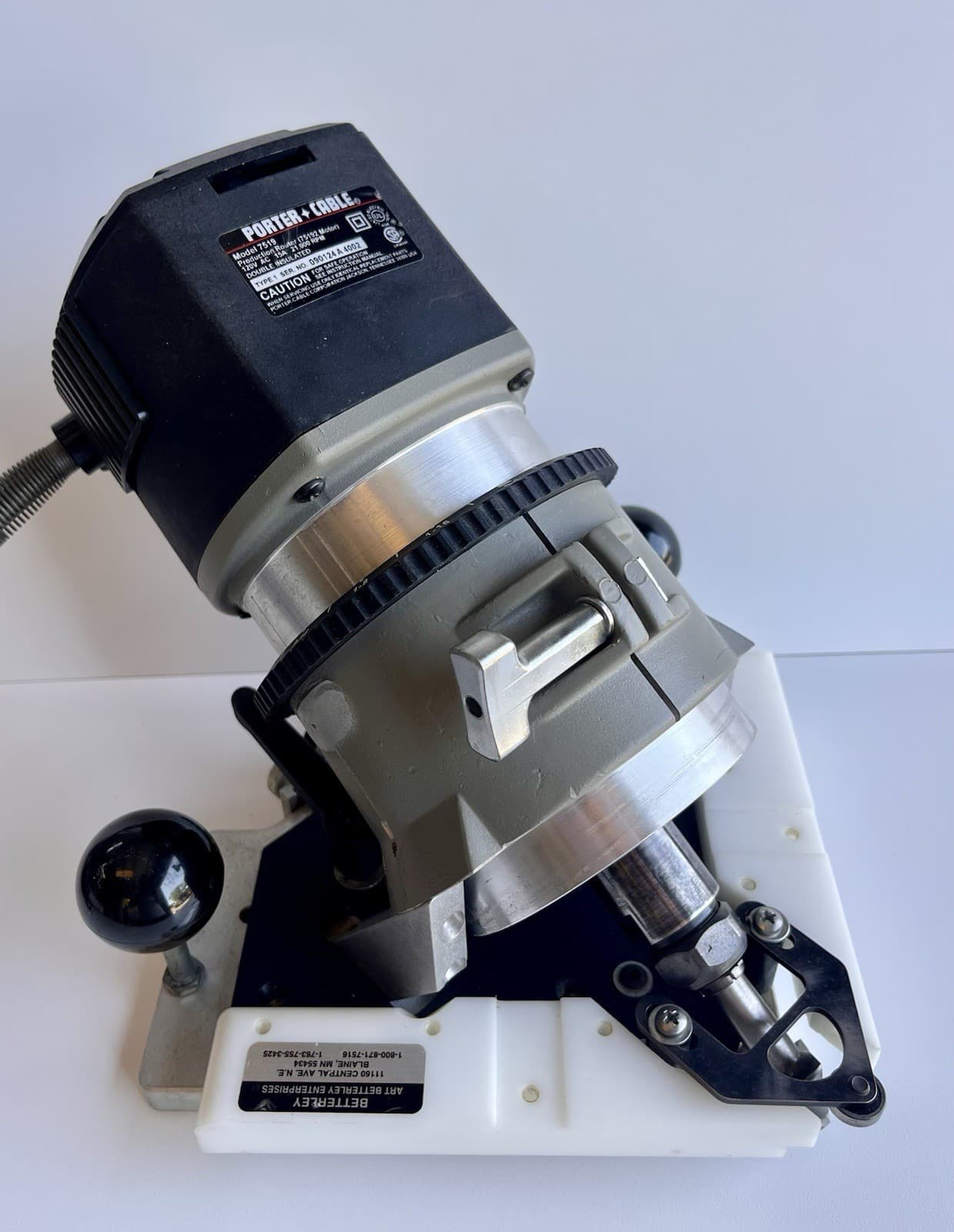 BETTERLEY Coving Router  -  Extra 3/8" Coving Router Bit  -   New Router Bearing 3