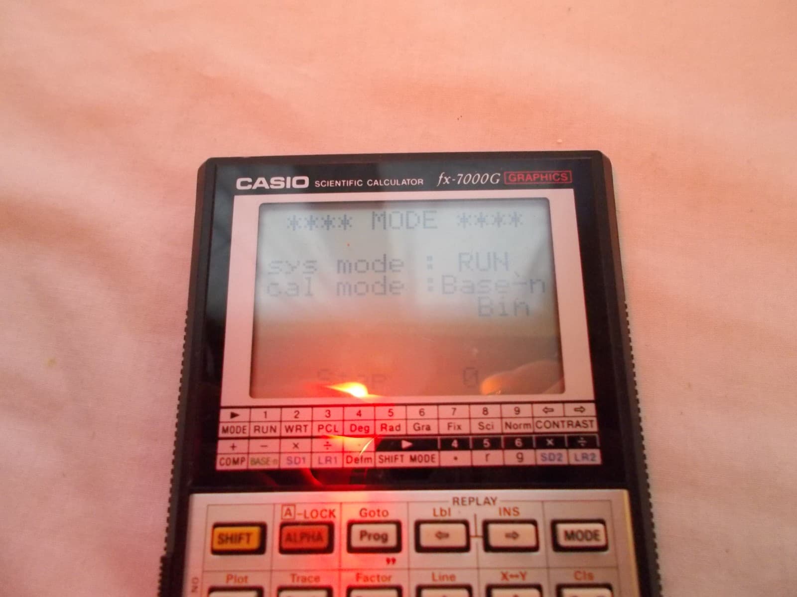 Vintage CASIO FX-7000G Scientific Calculator Works 3