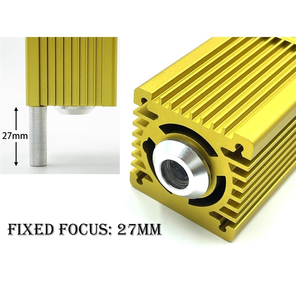 40W 450nm Blue High Power Laser Engraving Module Cutting Laser Very Fine Spot 2