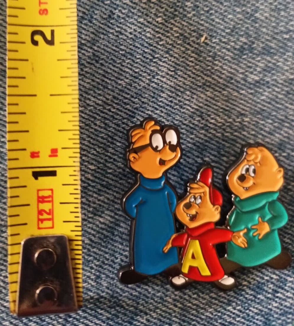 ALVIN AND THE CHIPMUNKS - ENAMEL PIN-SHIP ALL THE PINS YOU BUY FOR $4.99 2