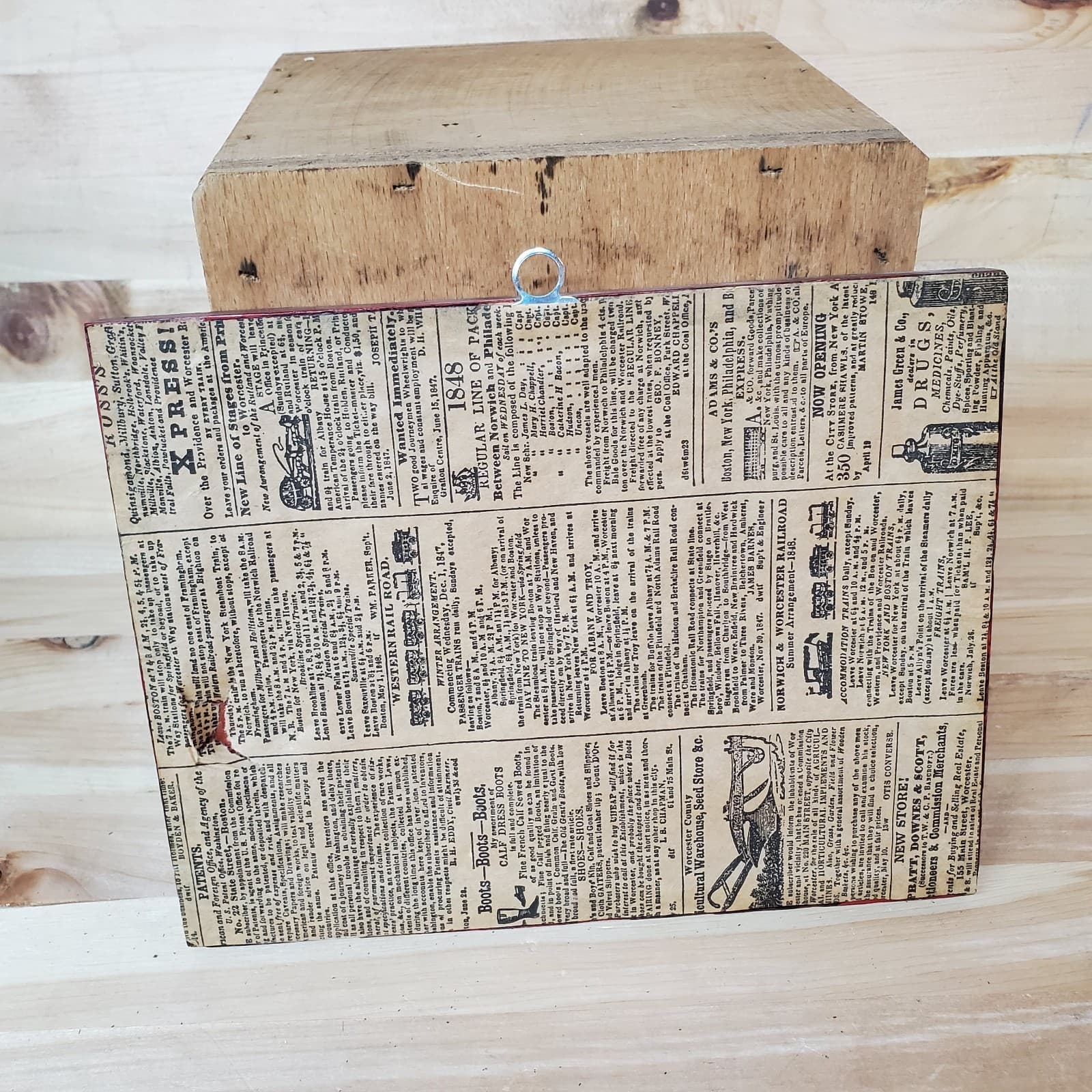 Diamond Dye Nursery Rhymes Pictorial Framed Wall Art FORBES Co. Boston  Nice! 4