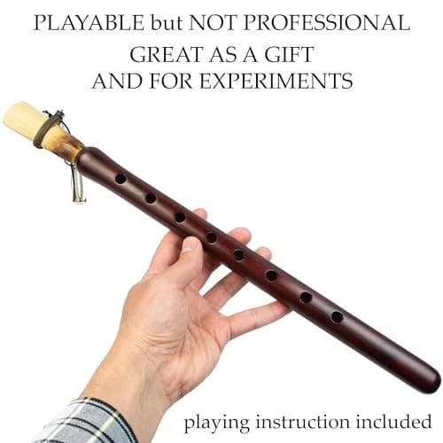 Armenian duduk instrument from Apricot wood with Eco-leather case  3