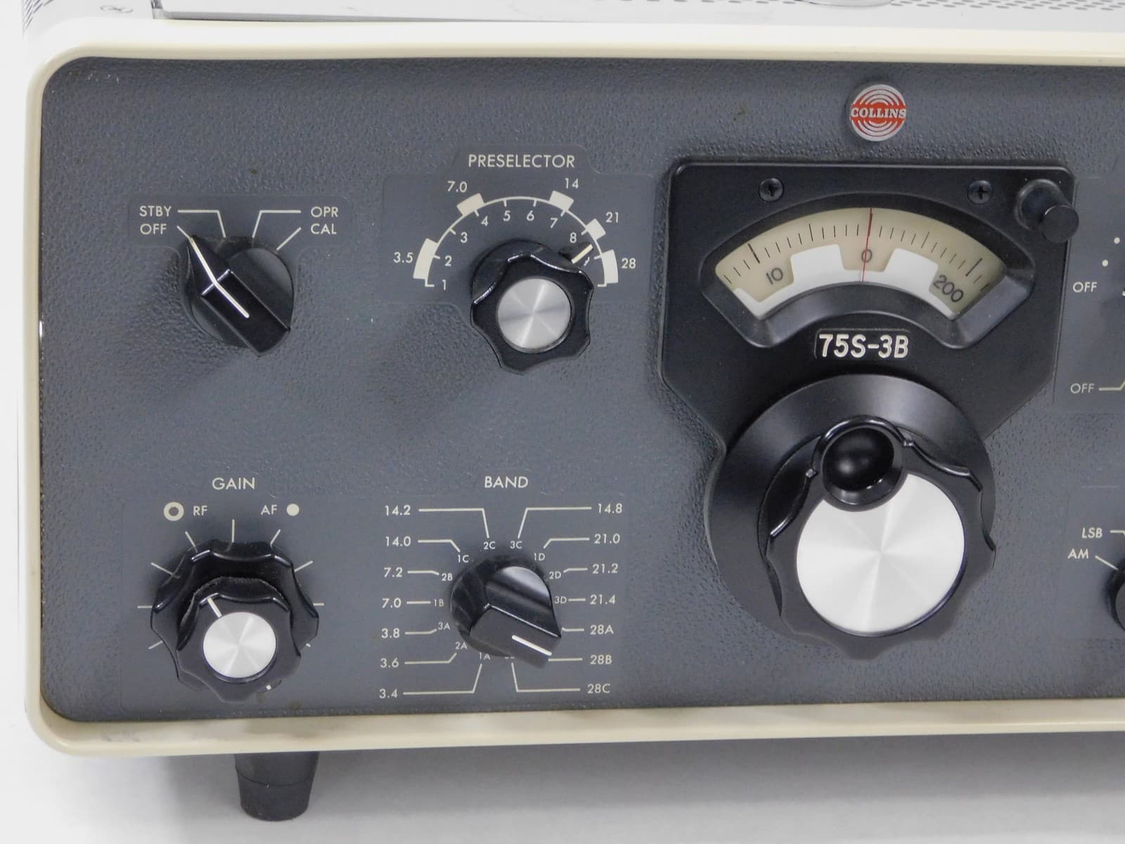 Collins 75S-3B RE Vintage Ham Radio Receiver (SN 30448, AM is OK, weak SSB RX) 4
