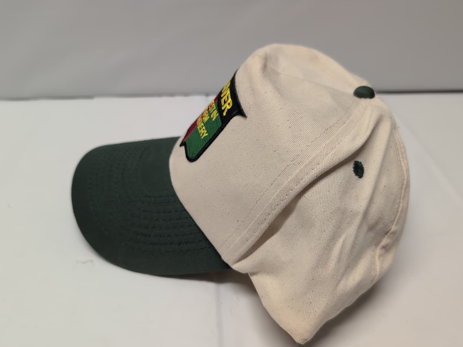 OLIVER TRACTOR Hat Cap Finest In Machinery Canvas & Green Excellent Condition  3