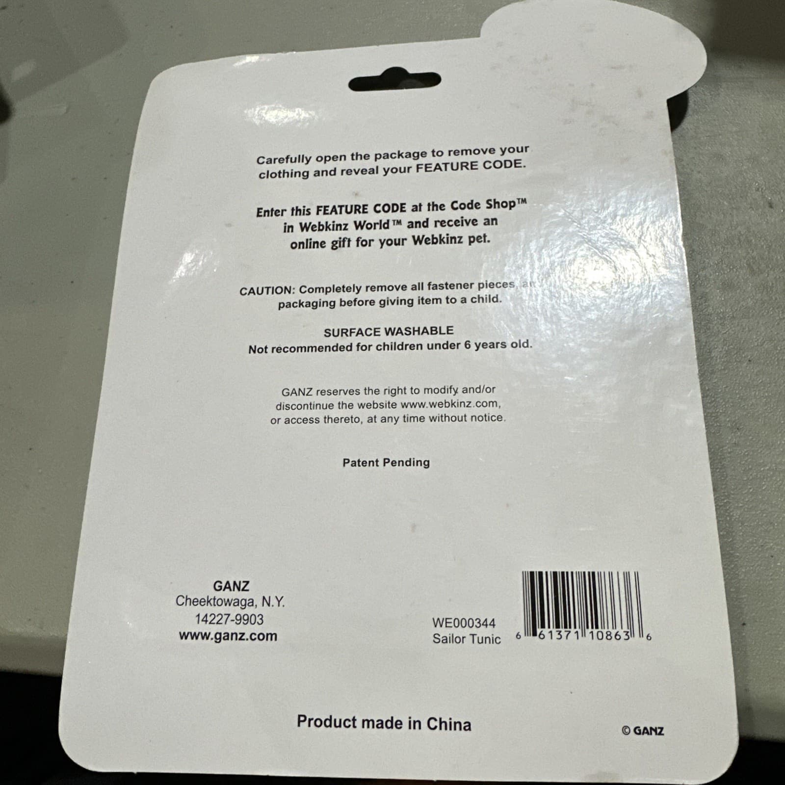 Webkinz - Sailor Tunic - BRAND NEW - FACTORY SEALED - FREE SHIPPING - BOX-5 2