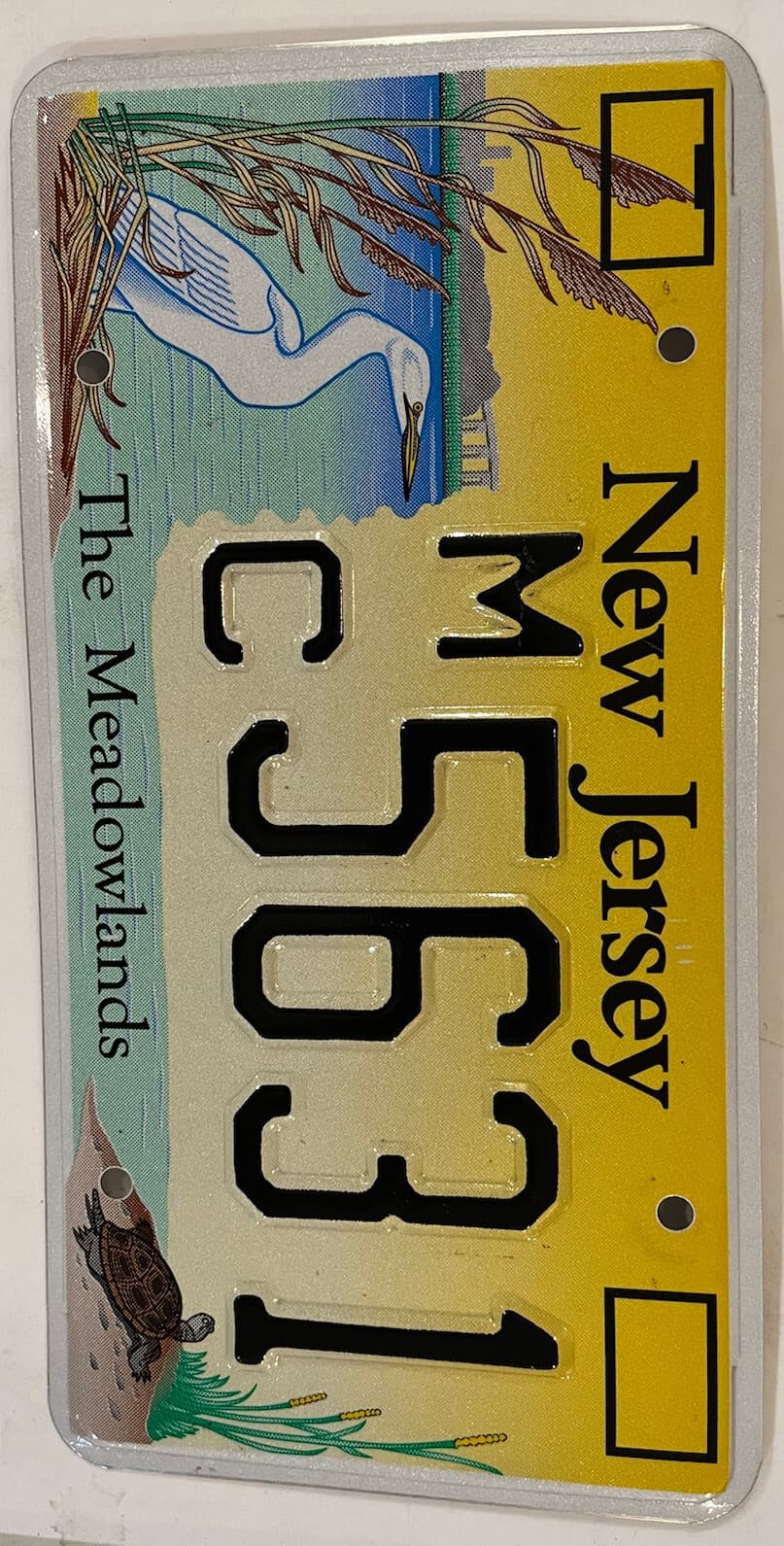 WILDLIFE MEADOWLANDS GREAT EGRET license plate Terrapin Turtle Heron Marshland 4