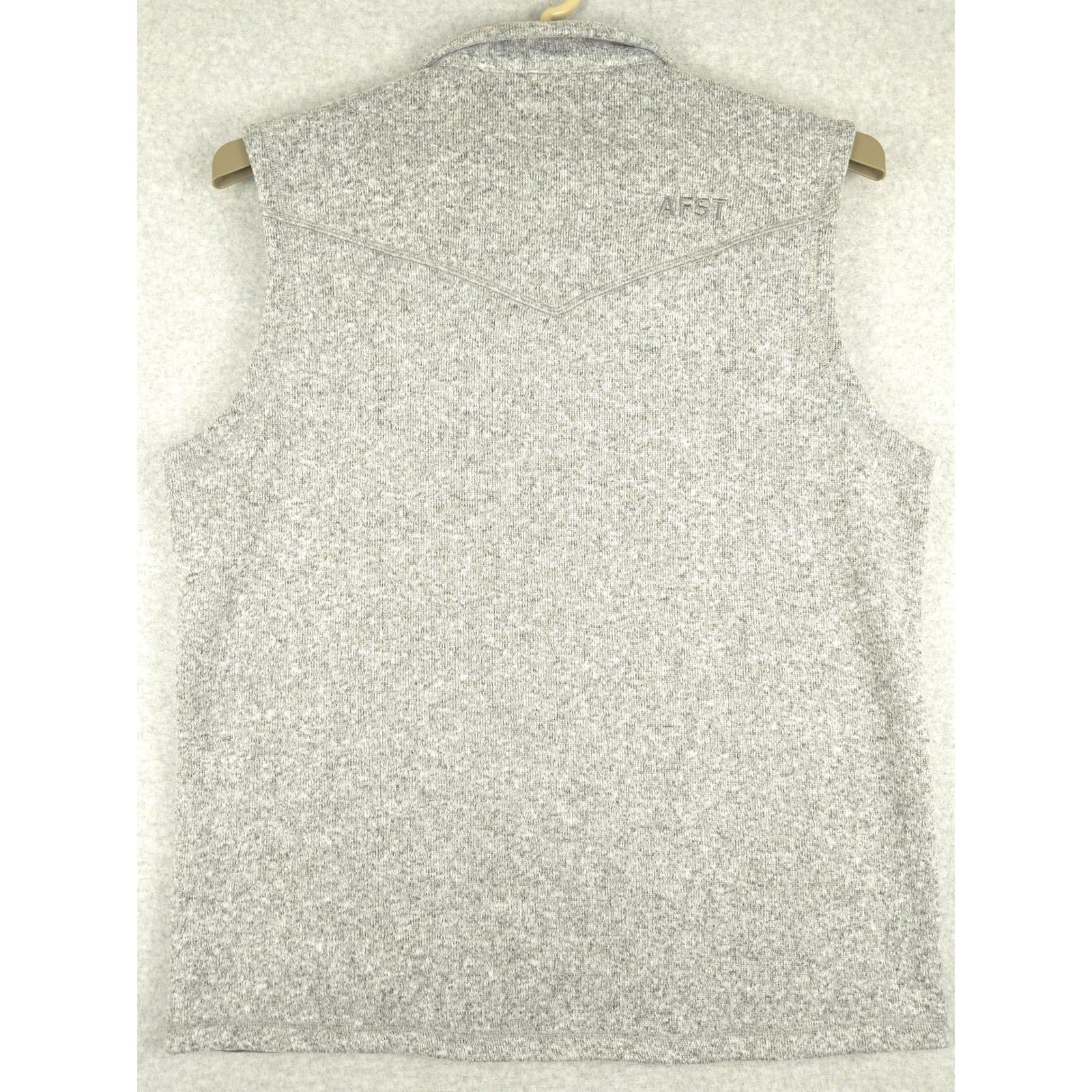 Holderness & Bourne Men's Ashby Vest Heathered Gray Tailored Fit L Fleece Lined 5