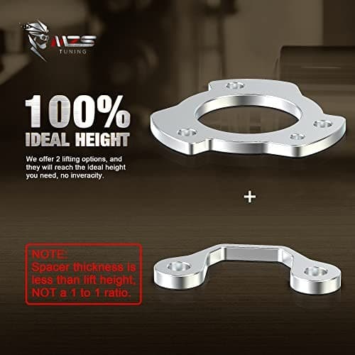  2 inch Front Leveling Kit, Upper and Lower Lift Strut Spacers 2" Lifts 6