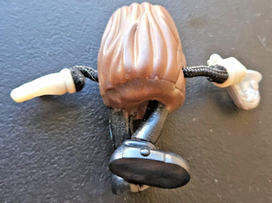 CALIFORNIA RAISINS, SAXOPHONE BENDY VINYL FIGURE. 1989 CALRAB, APPLAUSE. 3