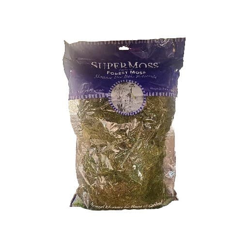 Super Moss  Preserved Forest Moss 14" x 3" x 9" Package Size Natural Home 