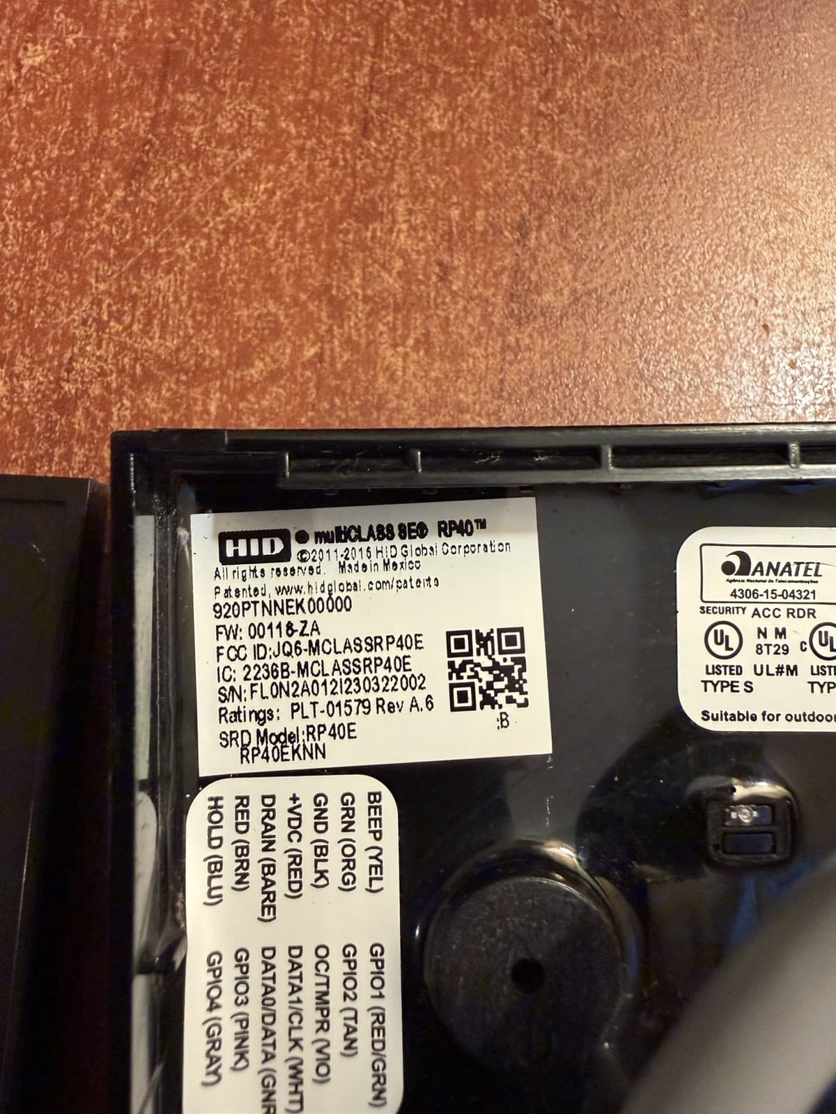 HID 920NTNNEK00000 iCLASS SE R40 Smart Card Reader 3