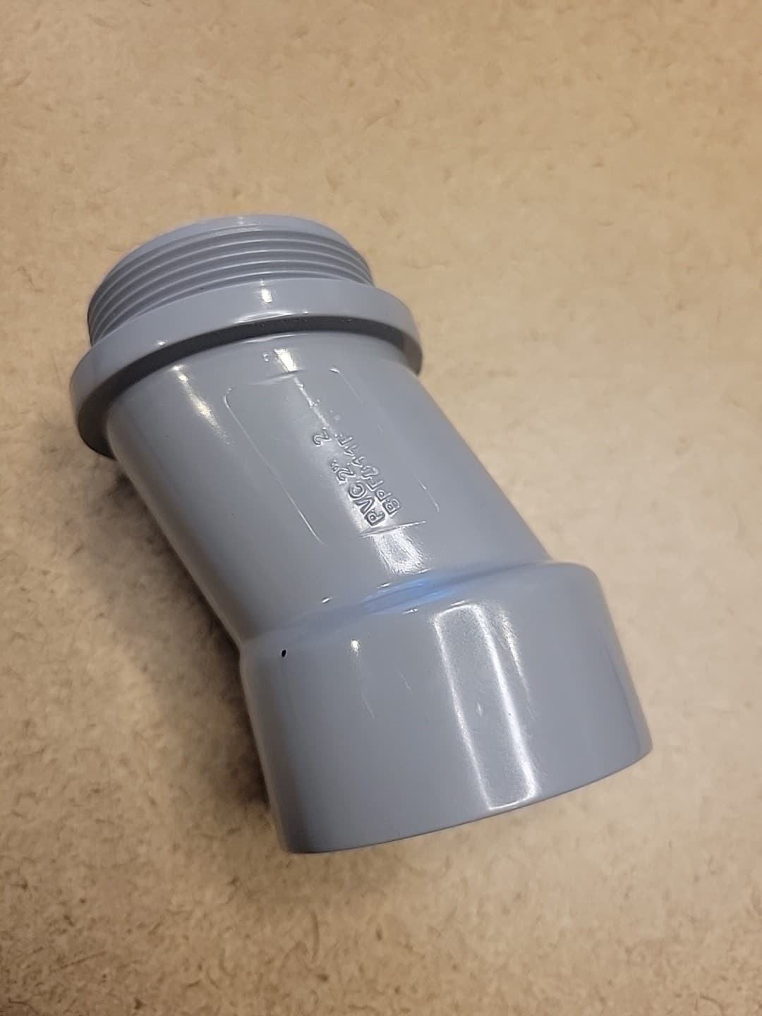 2 inch PVC Grey Meter Offset 2 Dia. x 4-1/2 L in. GREAT PRICE! 2