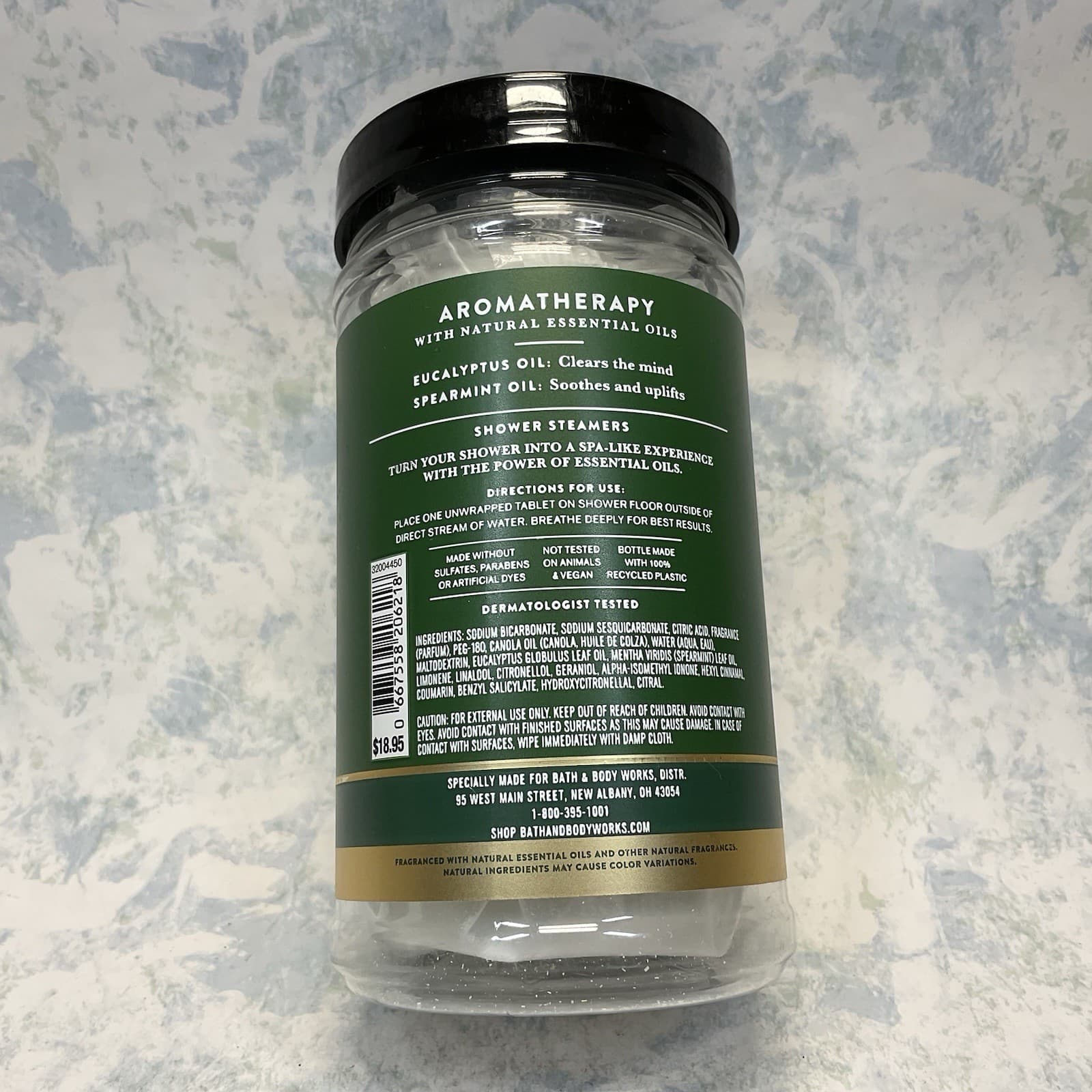 Bath & Body Works Aromatherapy Eucalyptus Spearmint Shower Steamers 4.8oz (6 CT) 3