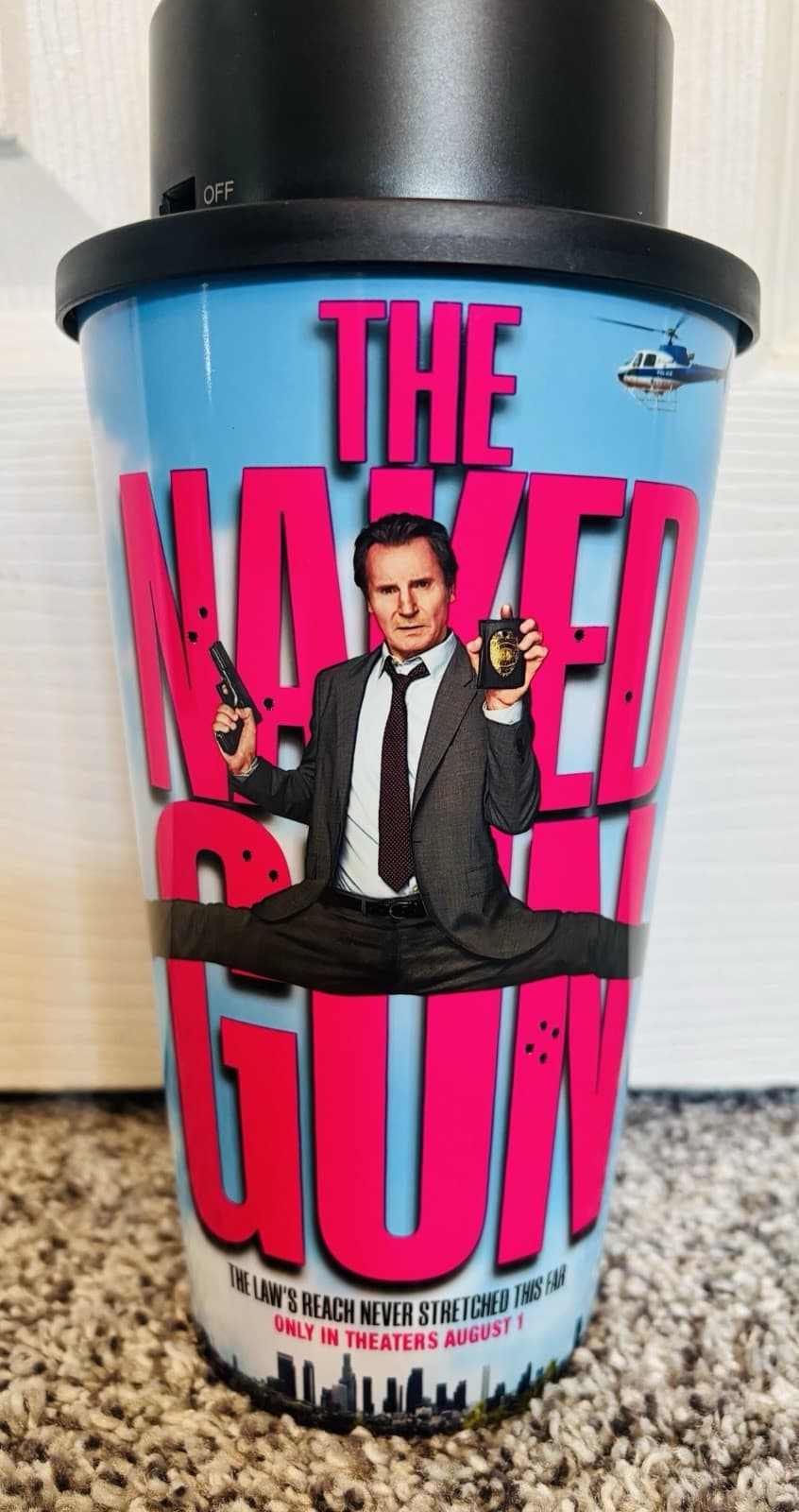 The Naked Gun 2025 Movie Collectible Sipper Cup w/ Light Up Siren AMC Theaters 2