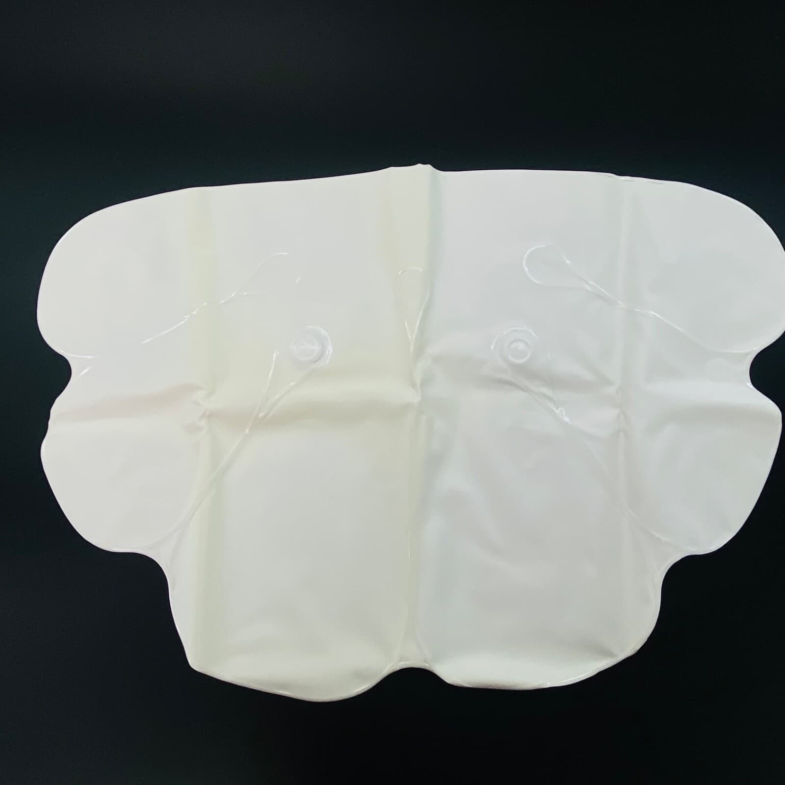 Vintage 1980s Inflatable Bath Tub Pillow AquaMist White Made in USA Model 41 NOS 6