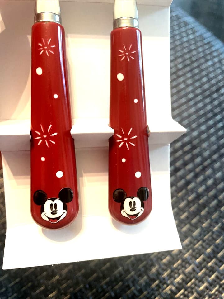 Pottery Barn Mickey Mouse Utensil PLACEMAT holiday Disney gift star kid school , 4