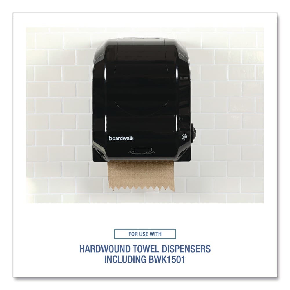 Boardwalk 6256 NonPerforated 1-Ply 800' Hardwound Paper Towels - Nat (6/CT) New 6