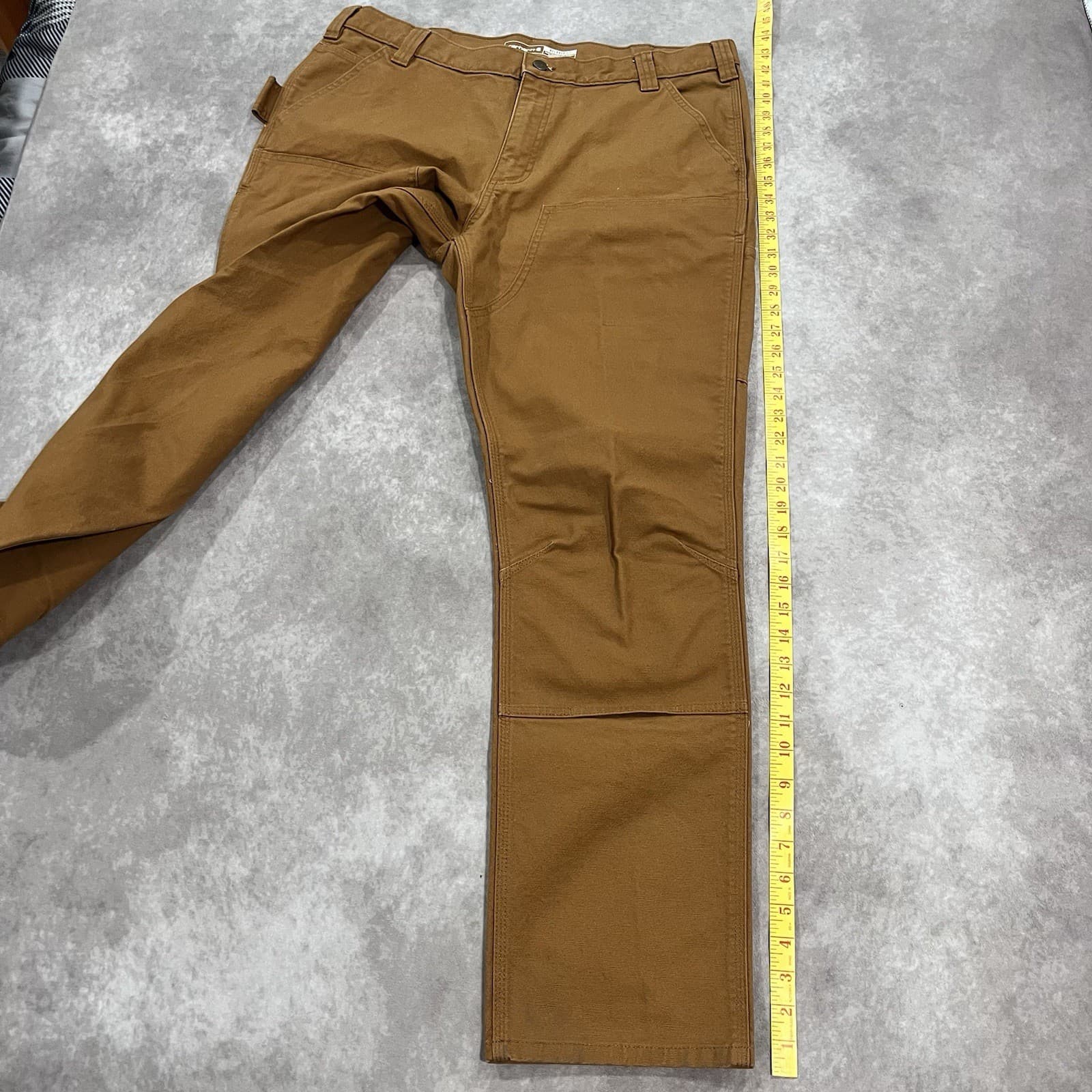 Carhartt BN3340-M Rugged Flex Relaxed Fit Duck Double Front Utility Work Pants 6