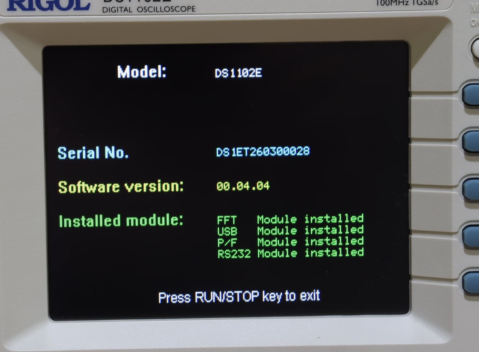 Rigol DS1102E Digital Oscilloscope 100MHz, 2-Channel NEW IN BOX 3