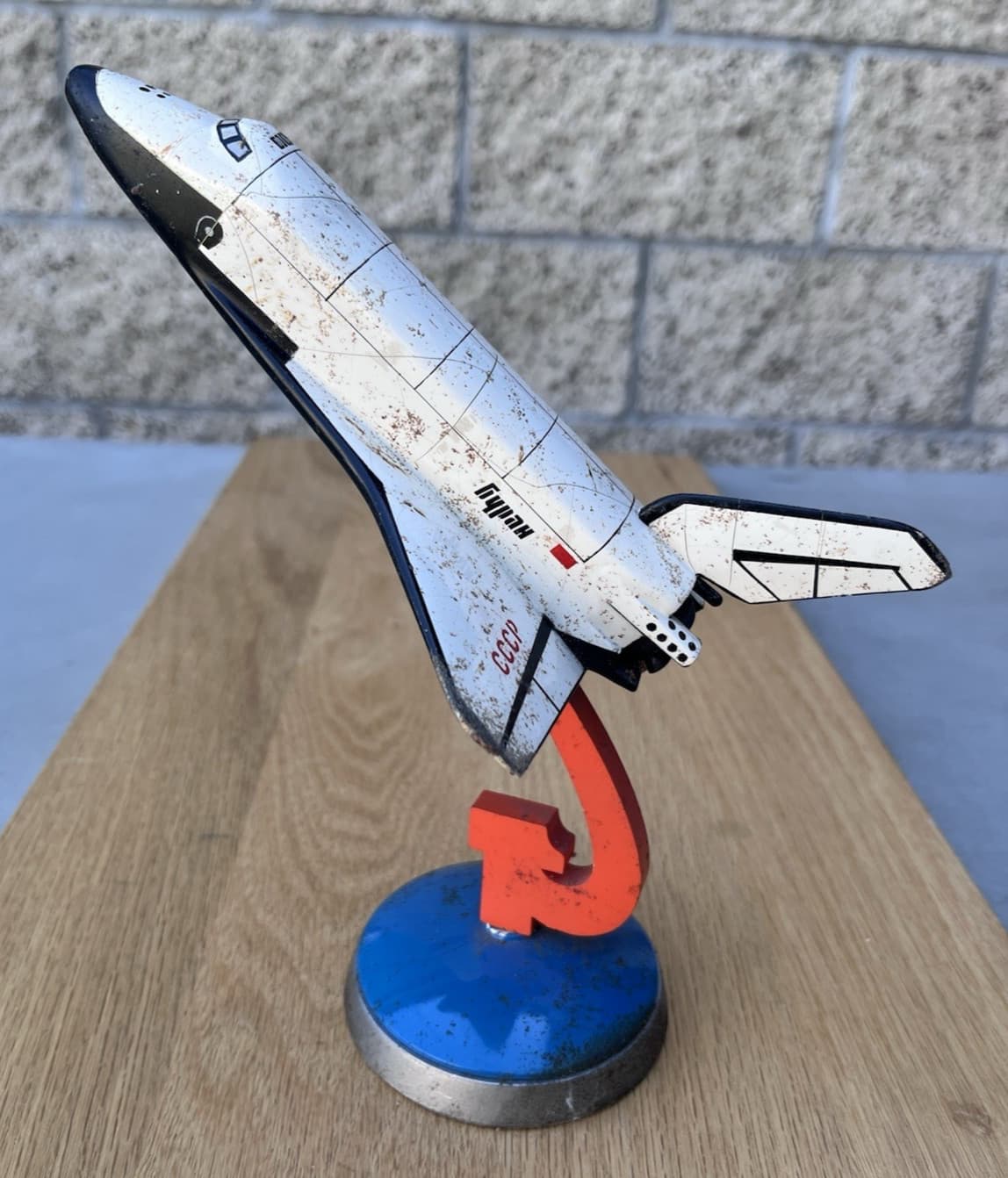 Vintage Soviet Union Buran Spaceshuttle Spacecraft Model Russia Spaceplane  CCCP 5