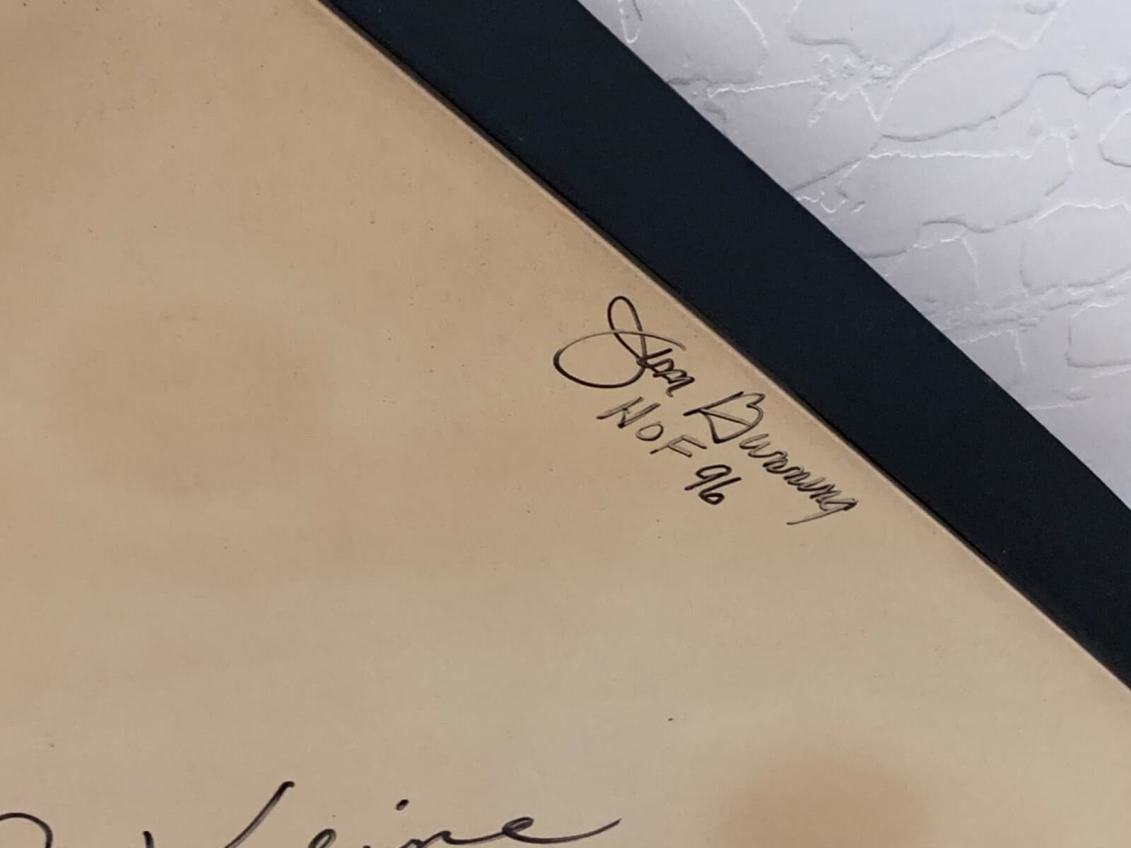 DUAL SIGNED TIGERS LEGENDS AL KALINE and JIM BUNNING RAWLINGS HOME PLATE!! 4