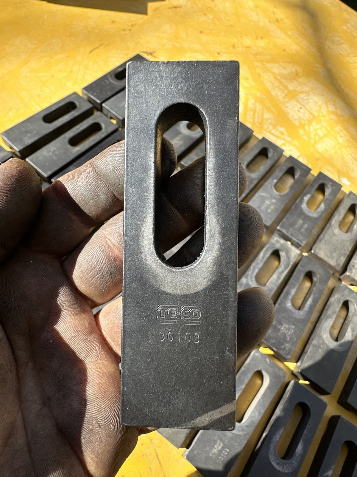 TE-CO 30103 Center Clamps Strap Radius Hold Down Fixture Set Up Milling Machine 3