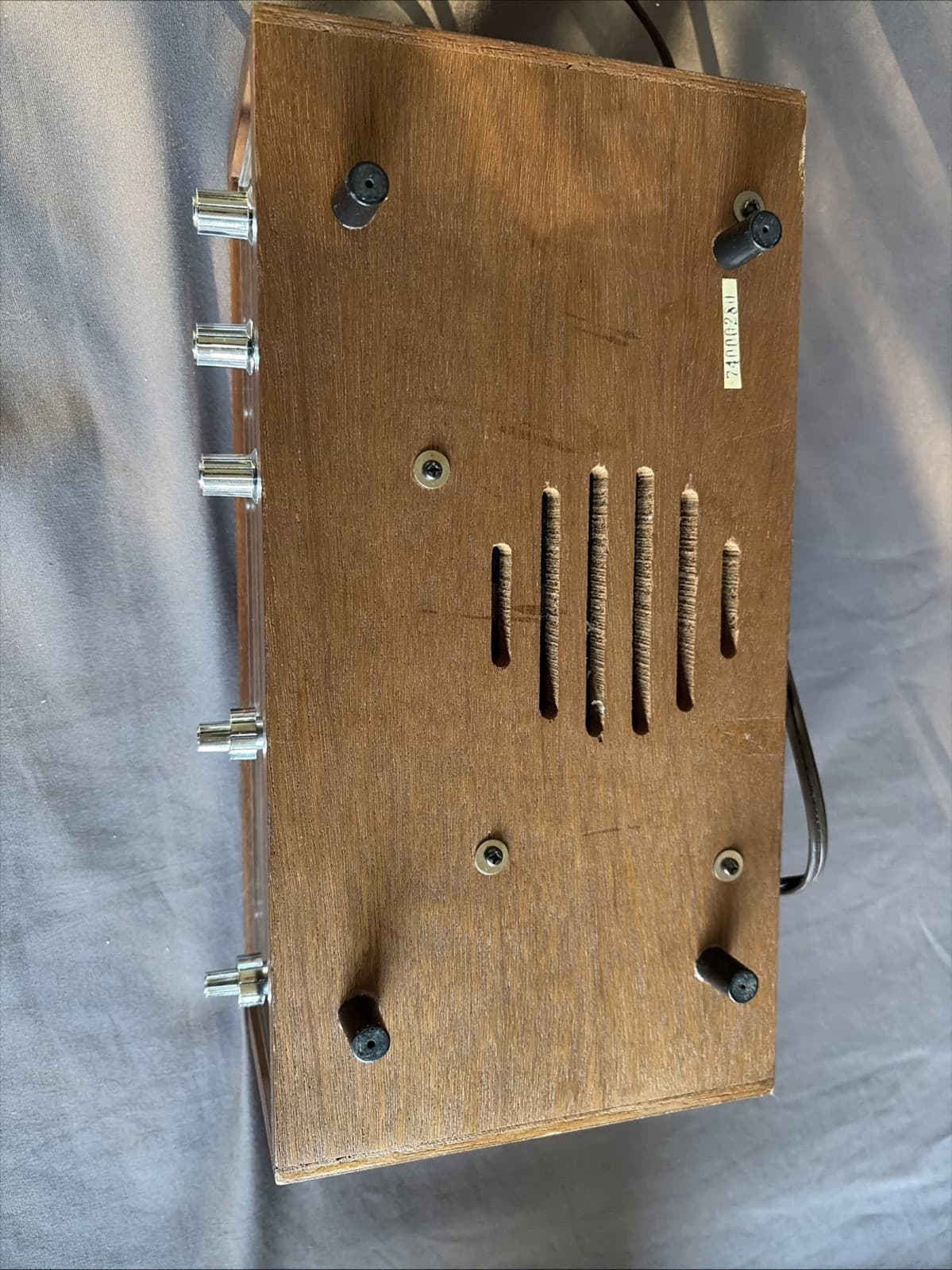 Vintage 1965 Sony 8RC-74 AM Clock Radio – Working, Made in Japan 4