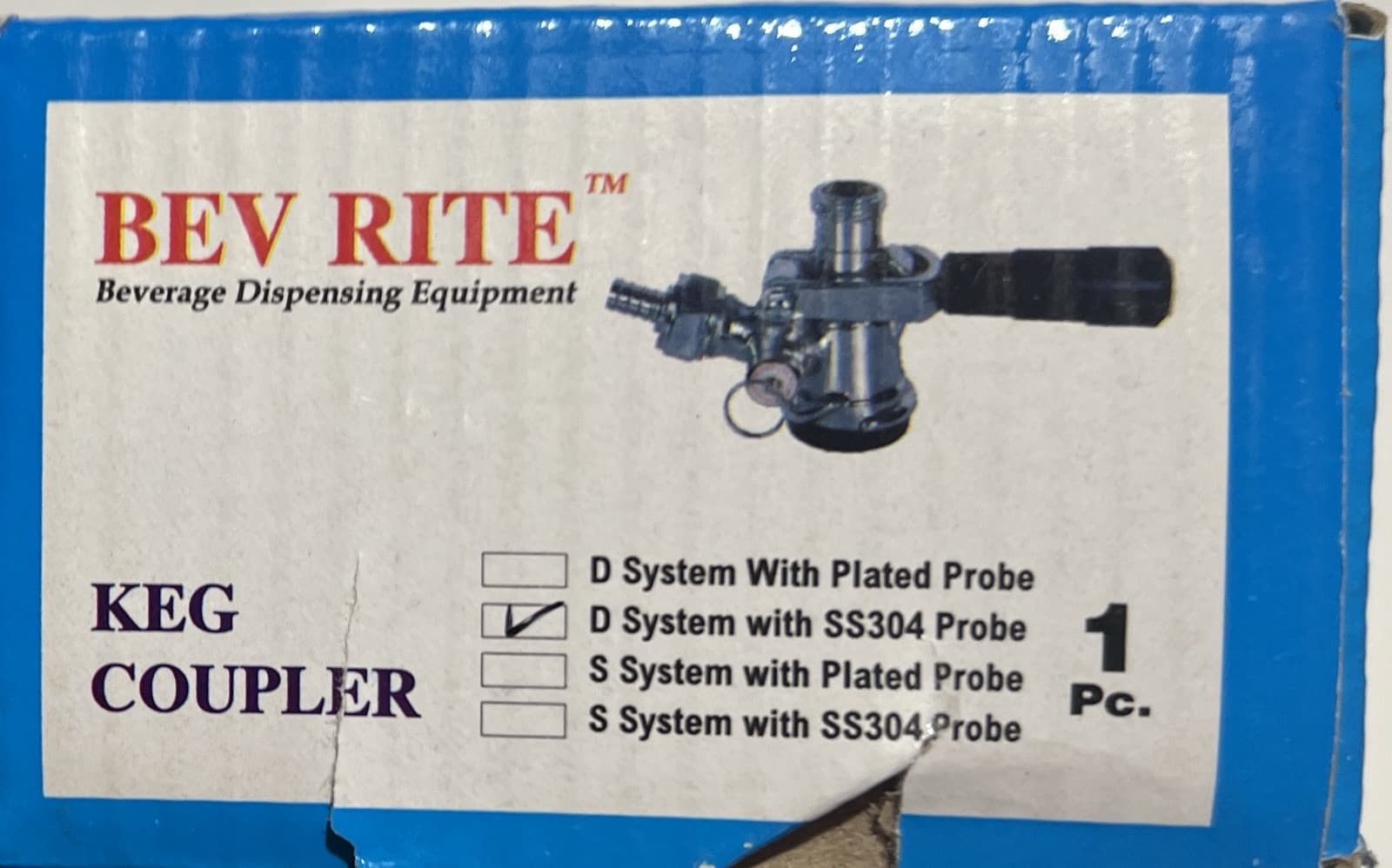 Bev Rite Keg Coupler SS 5