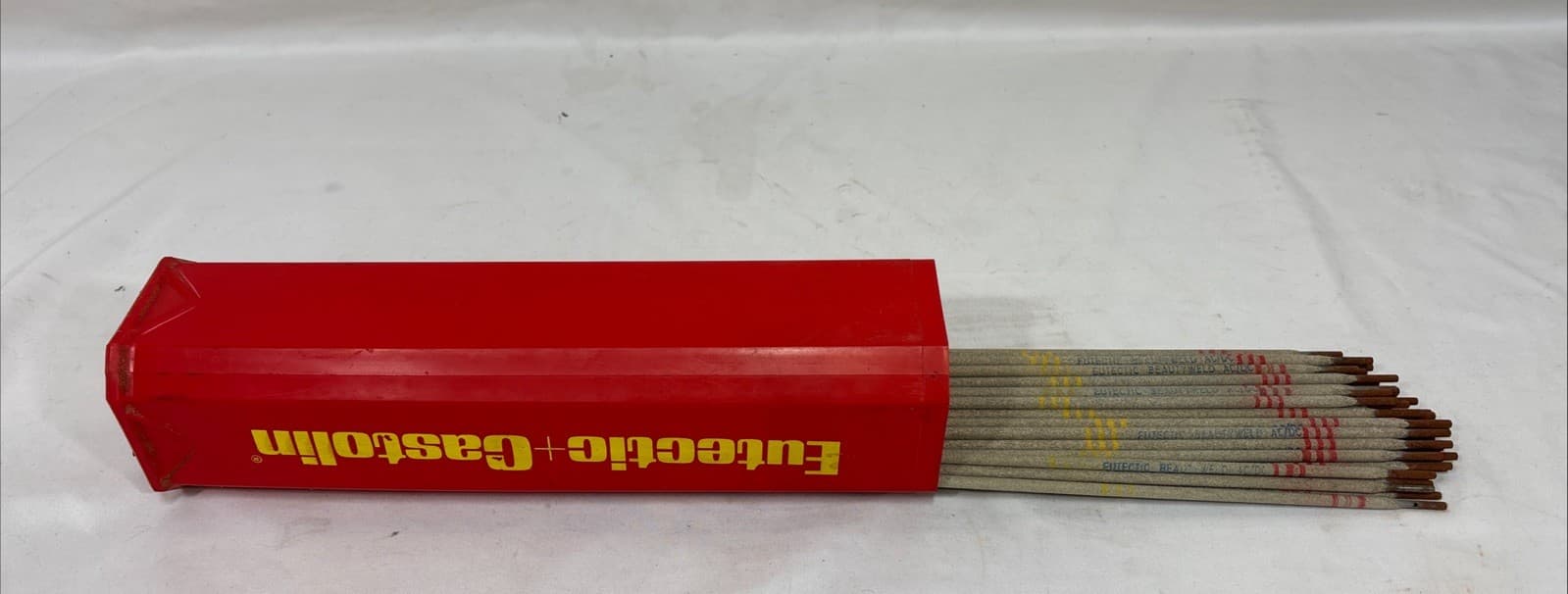 NOS Eutectic Castolin BEAUTYWELD 1/8"D AC-DC Electrode 3 lbs 47 Rods Vintage B 3